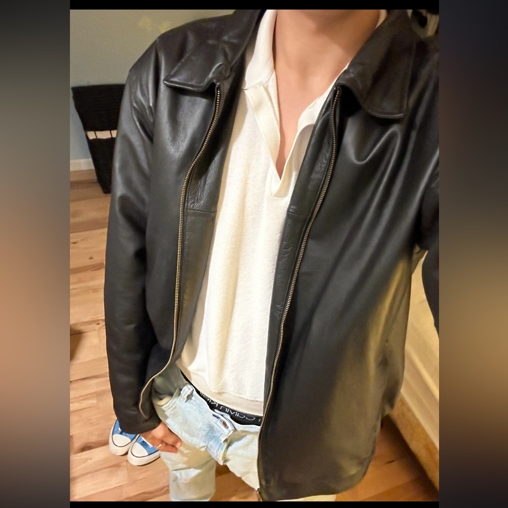 Black Leather Jacket - image 1